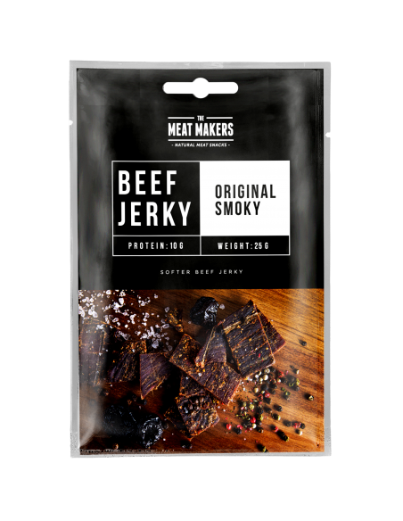 BEEF JERKY ORIGINAL SMOKY 25 GR