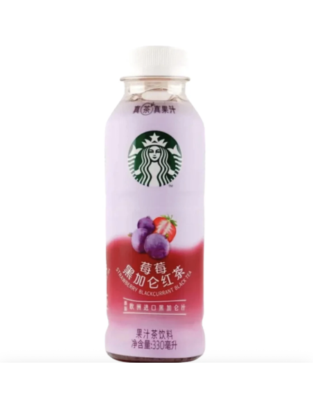 STARBUCKS STRAWBERRY BLACKCURRANT BLACK TEA 330 ML