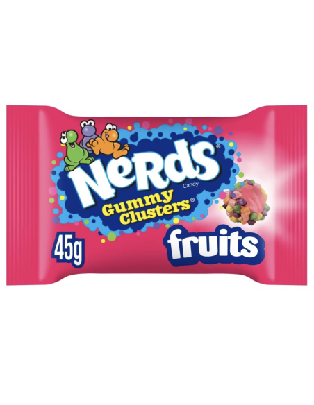 NERDS GUMMY CLUSTERS FRUITS 45 GR