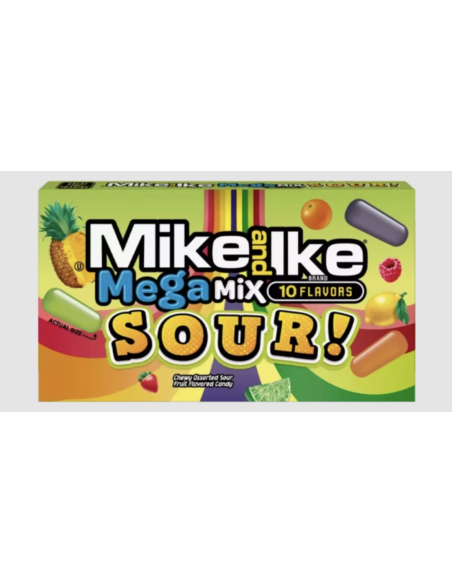 MIKE&IKE SOUR MEGAMIX 120 GR