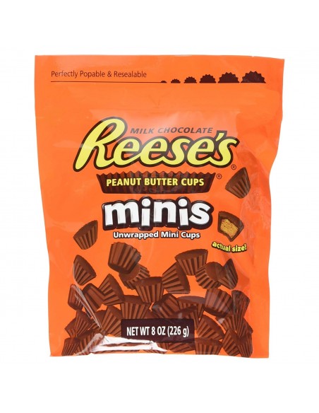 REESES PNUT BUTTER CUP MINI POUCH 8OZ