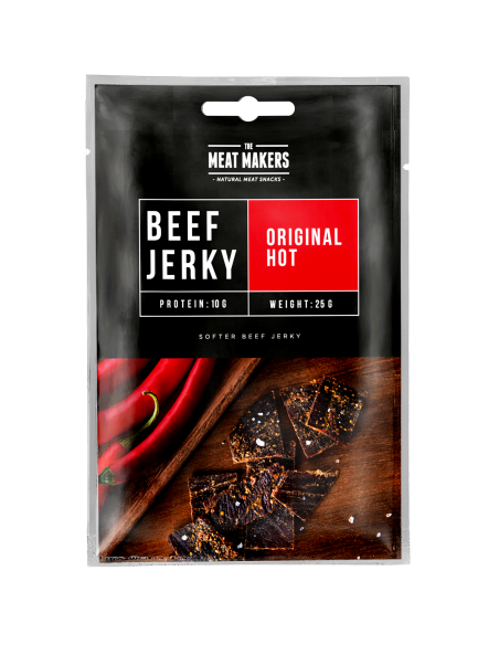 BEEF JERKY ORIGINAL HOT 25 GR