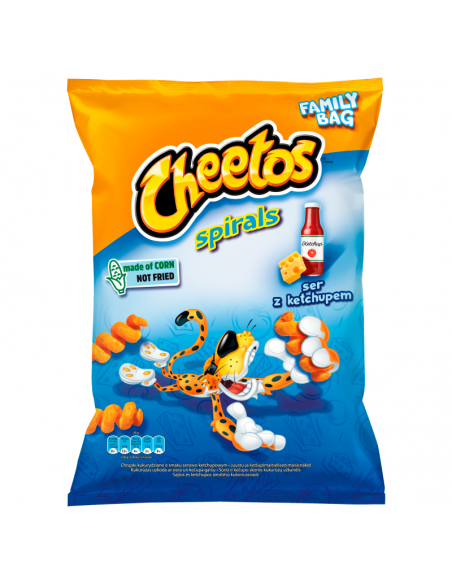 CHEETOS SPIRAL KETCHUP&CHEESE 130 GR