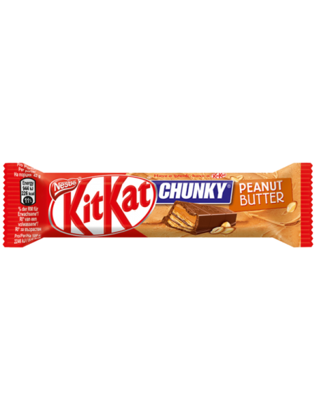 KIT KAT CHUNKY PEANUT BUTTER 42 GR/24 PC