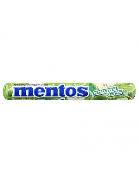 MENTOS POMMES ROULEAUX  38 GR