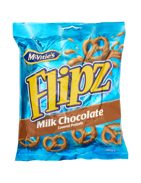 FLIPZ MILK CHOCOLATE 90 GR