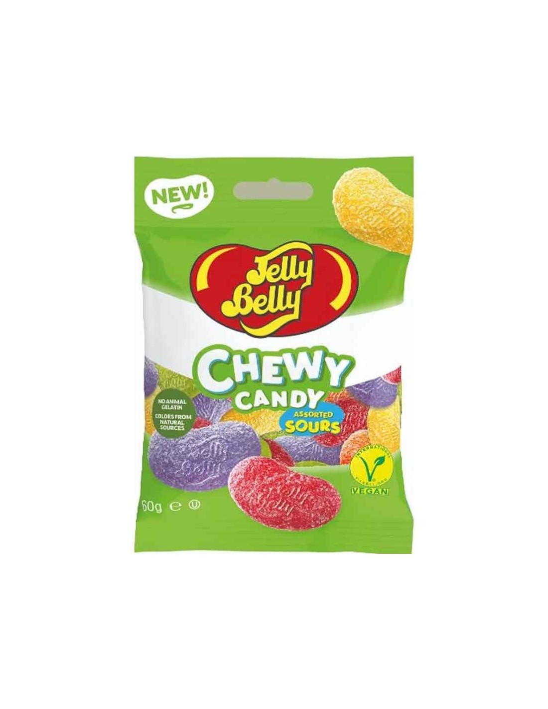 JELLY BELLY CHEWY CANDY SOUR 60 GR
