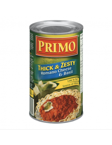 PRIMO PASTA SAUCE ROMANO CHEESE 680 ML