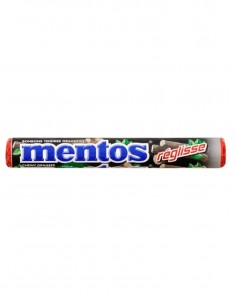 MENTOS REGLISSE ROULEAUX  38 GR