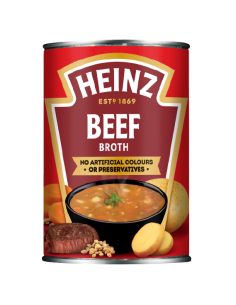 HEINZ BEEF BROTH SOUP 400 GR