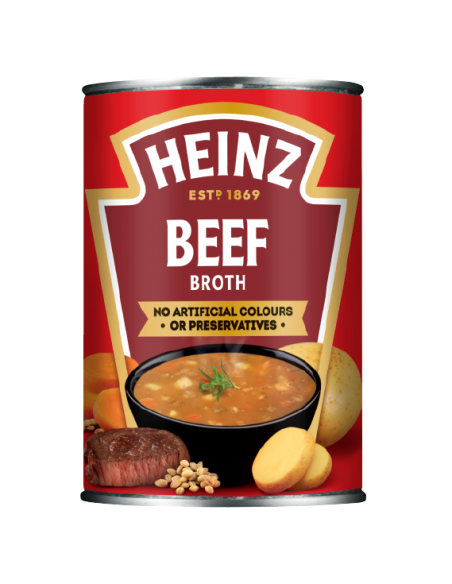 HEINZ BEEF BROTH SOUP 400 GR