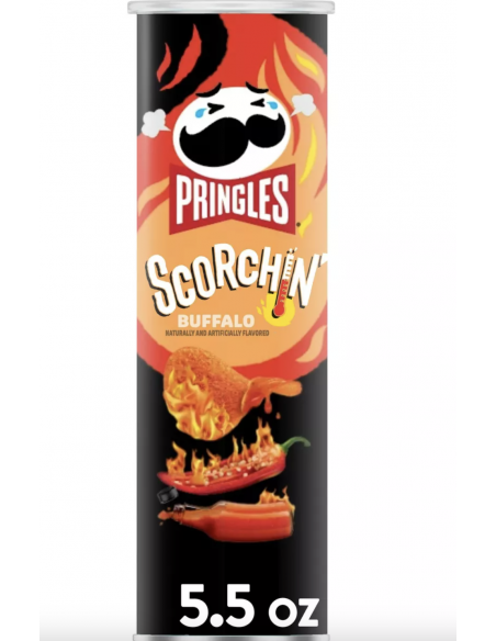PRINGLES SCORCHIN BUFFALO 156 GR