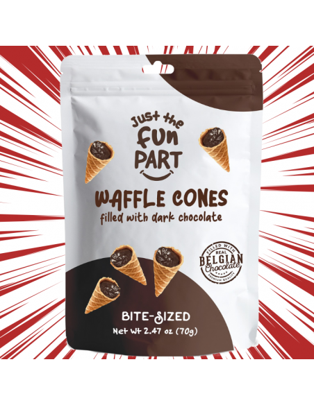 JUST THE FUN PART DARK CHOCOLATE 70 GR