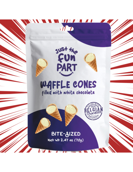 JUST THE FUN PART  WHITE CHOCOLATE 70 GR