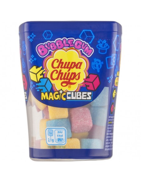 CHUPA CHUPS MAGIC CUBE BUBBLE GUM 85 GR
