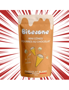 BITECONE CHOCOLAT BLANC 100 GR