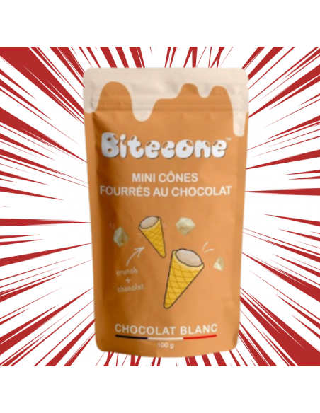 BITECONE CHOCOLAT BLANC 100 GR