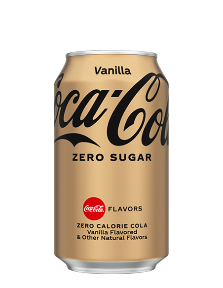 COCA COLA VANILLA ZERO 355 ML 2/12 PIECES