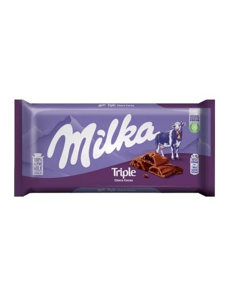MILKA TRIPLE CHOCO 90 GR