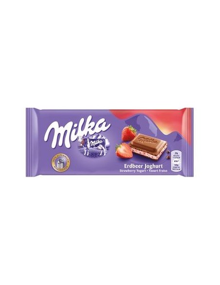 MILKA STRAWBERRY 100 GR