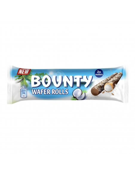 BOUNTY WAFFER ROLLS 22,5 GR
