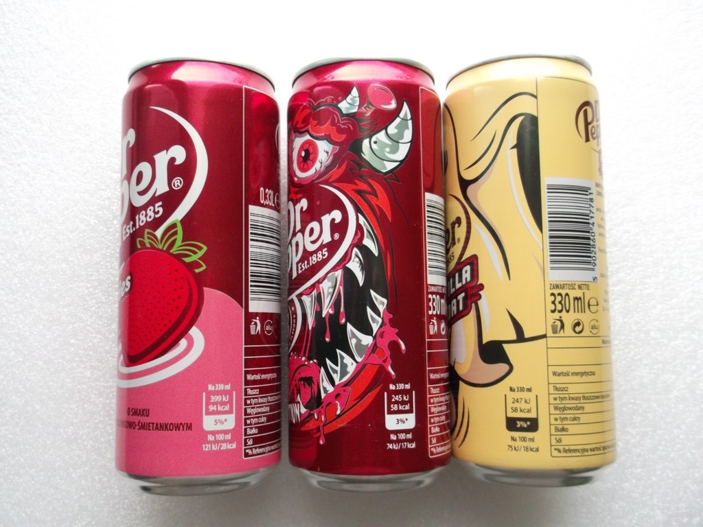 DR PEPPER STRAWBERRY&CREAM EU  330 ML