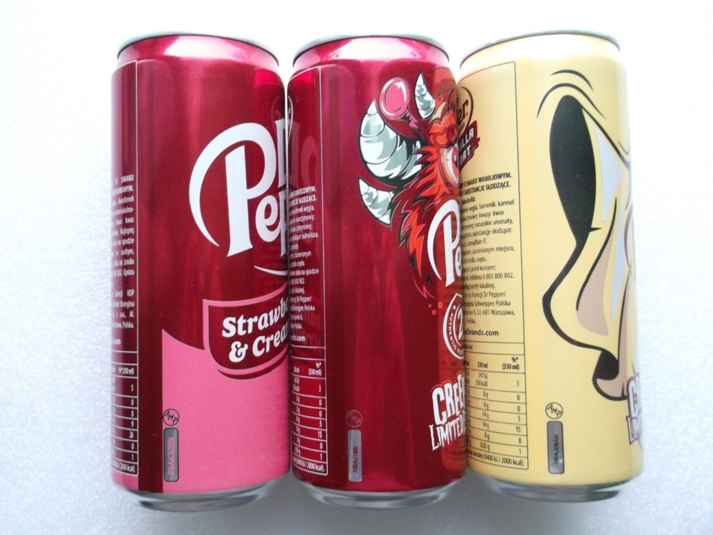 DR PEPPER STRAWBERRY&CREAM EU  330 ML
