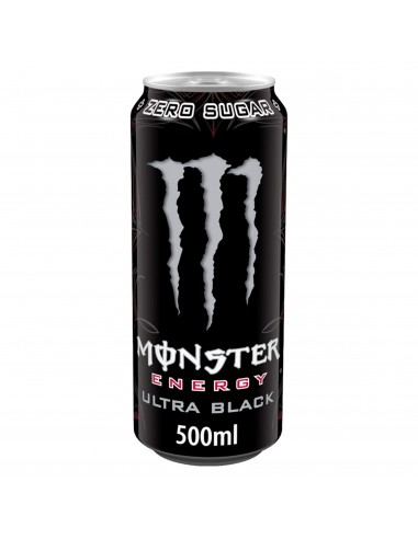 MONSTER ZERO ULTRA BLACK 500 ML