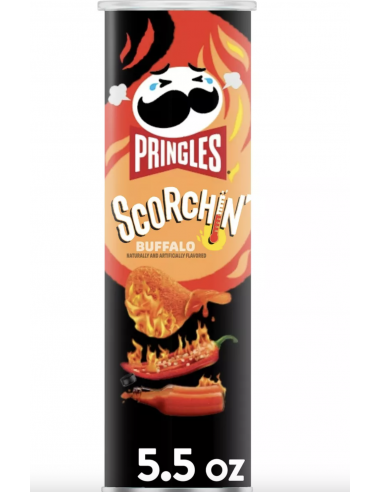 [AR00274] PRINGLES SCORCHIN BUFFALO 156 GR