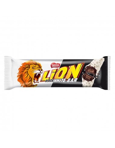 [AR00324] LION BLACK&WHITE BAR 40 GR