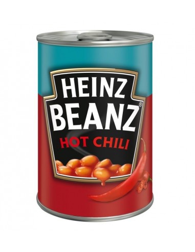 [AR00378] HEINZ BEANS HOT CHILI 390 GR