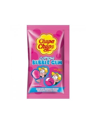 [AR00387] CHUPA CHUPS COTTON BUBBLE GUM TUTTI FRUTTI 11 GR