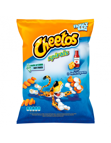 [AR00436] CHEETOS SPIRAL KETCHUP&CHEESE 130 GR