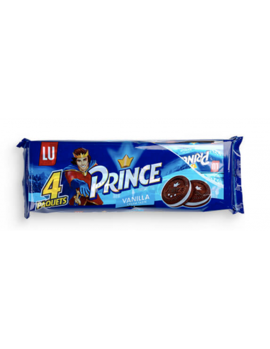 LU PRINCE FOURRE VANILLE 4 PK DE 60 GR/240GR