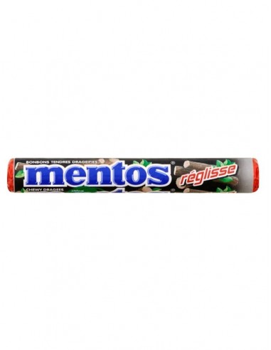 [AR00738] MENTOS REGLISSE ROULEAUX  38 GR
