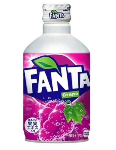 [AR00882] FANTA GRAPPE METAL BOTTLE 300 ML