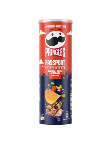 [AR00889] PRINGLES PASSEPORT TURKISH KEBAB 165 GR