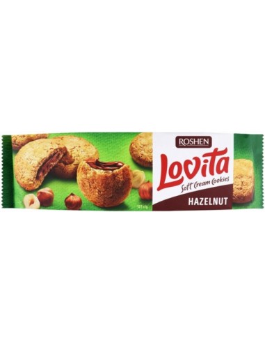 [AR00902] LOVITA COOCKIES HAZELNUT 127 GR
