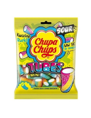 CHUPA CHUPS SOUR TUBES 90 GR