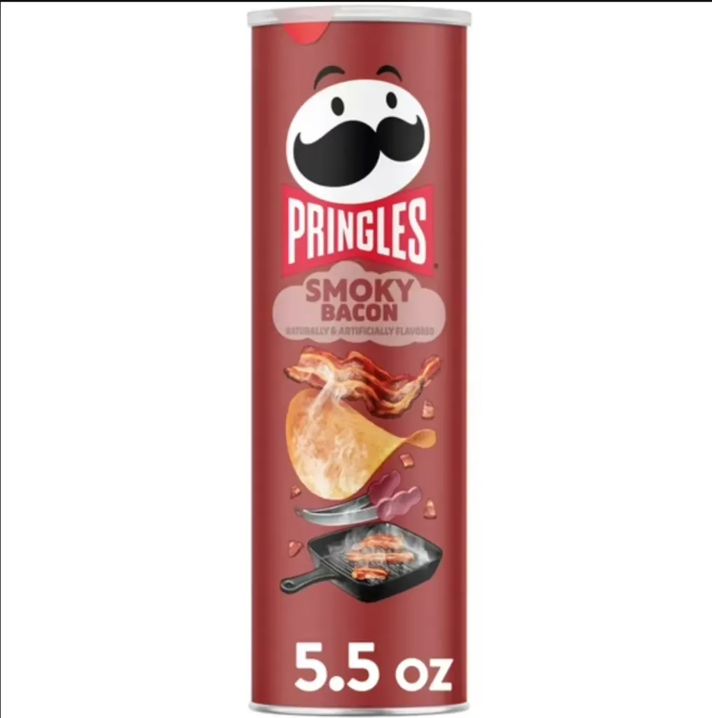 [AR00976] PRINGLES SMOCKY BACON  158 GR