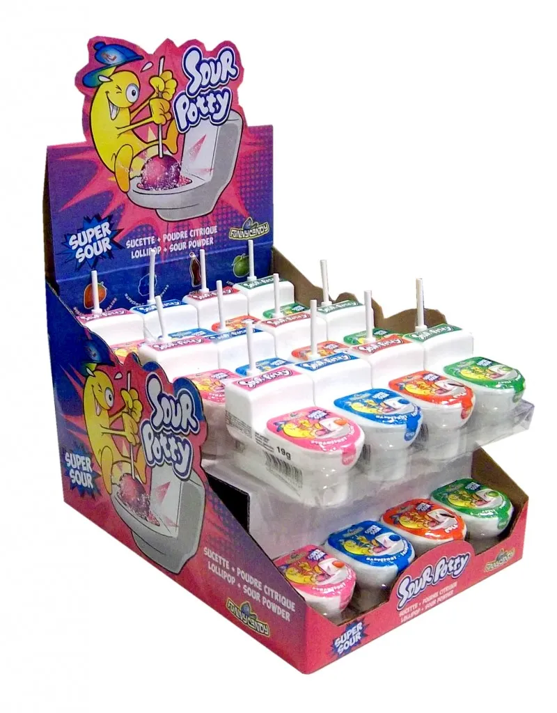 FUNNY CANDY SOUR POTTY 19 GR