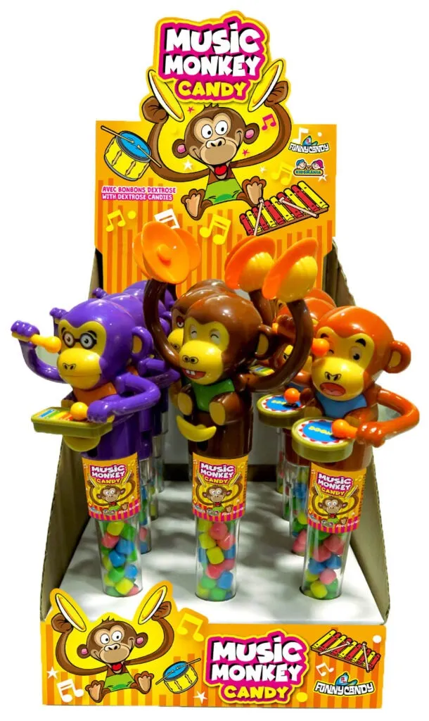 FUNNY CANDY MUSIC MONKEY 12 GR