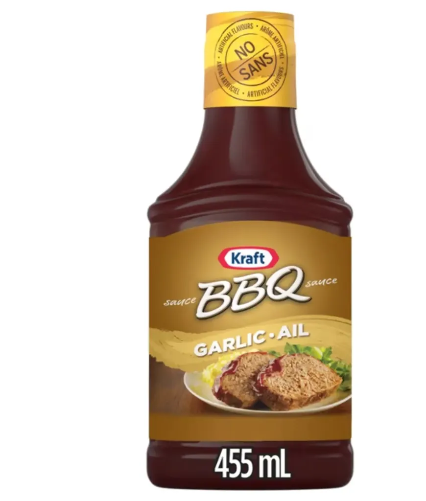 KRAFT BBQ GARLIC 455 ML