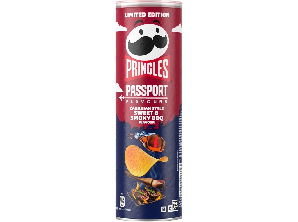 PRINGLES PASSEPORT SWEE&SMOCKY BBQ SAUCE 165 GR